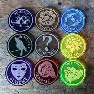 Malifaux Scheme Markers (Set of 6)