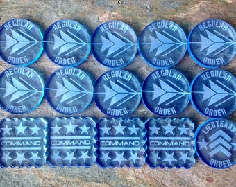 Conjunto de fichas de Orden Infinita (Grupo principal)