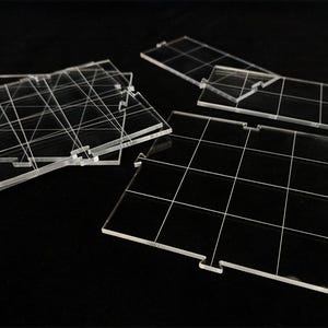 Modular Dungeon tiles, dry erase 1&quot; grid, D&D, pathfinder, RPG map