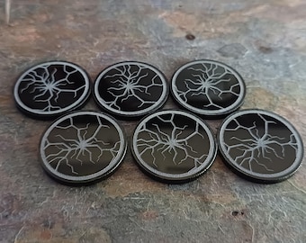 Malifaux Riftmarkörer (set med 6 x 30 mm)