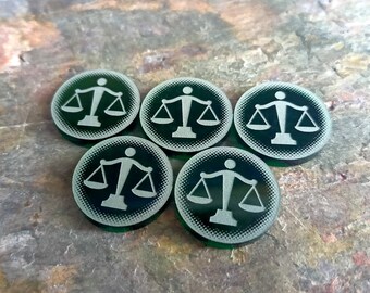Marvel Crisis Protocol-kompatibla Judgement-tokens (5-pack)