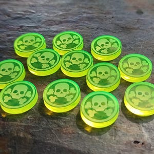 Poison Condition tokens (12 x 15mm)