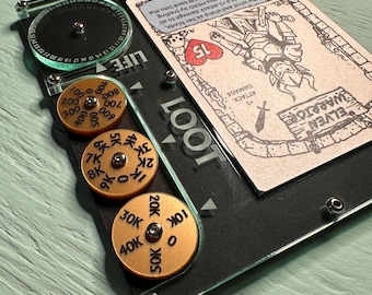 Dungeon Draw Crawlboard -Laser cut card tray and tracker!