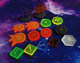 Star Wars Shatterpoint Compatible Token Set (136 Tokens)