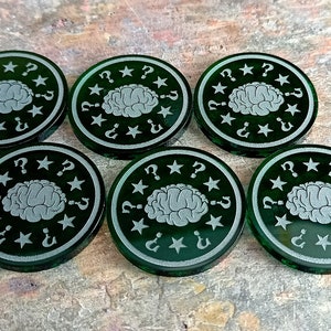 Malifaux Confusion Markers (set of 6 x 30mm)