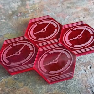 Netrunner - Click Tracker Tokens - Set of 4