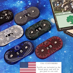 Magic The Gathering Mana Counters (6 Colours), EDH, MTG, Commander