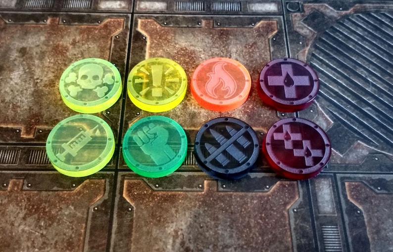 Hive War Tokens 10 of a kind image 2