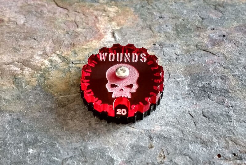 Wargame Wound Counter Dials (0-20) Set of 2