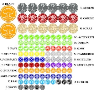 Malifaux 3E Token Bundle (115 Tokens) - Etsy