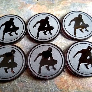 Malifaux Shadow Markers (Set of 6 X 30mm)