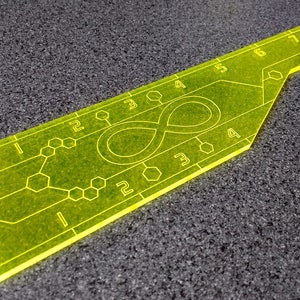 Infinity Game Ruler: 8&quot; x 2&quot; Measuring Tool