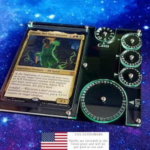 Magic Commander EDH Command Zone Tray - MTG Magic The Gathering Compatible
