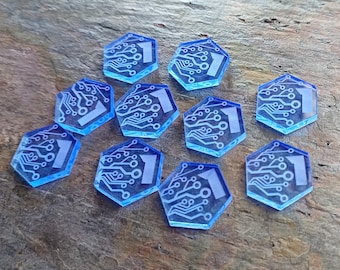 Netrunner - 1 Credit Tokens- set of 10