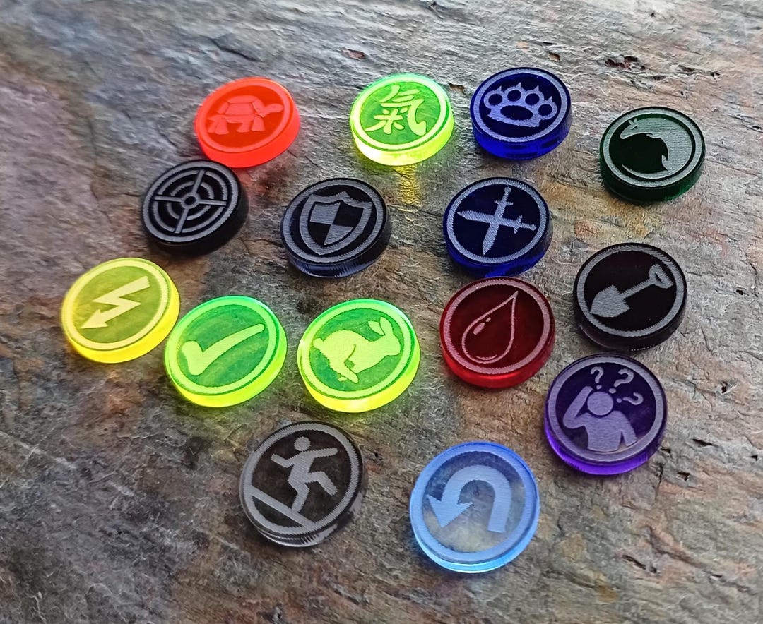 Small Marker Set (6 Tokens) - Etsy
