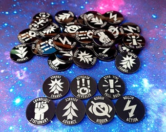 Grim Dark Token set (42 Tokens)