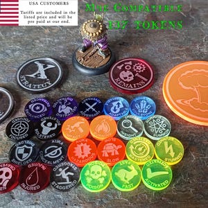 Malifaux tokens - Etsy 日本