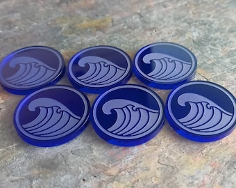 Malifaux Tide Markers (Set of 6 X 30mm)