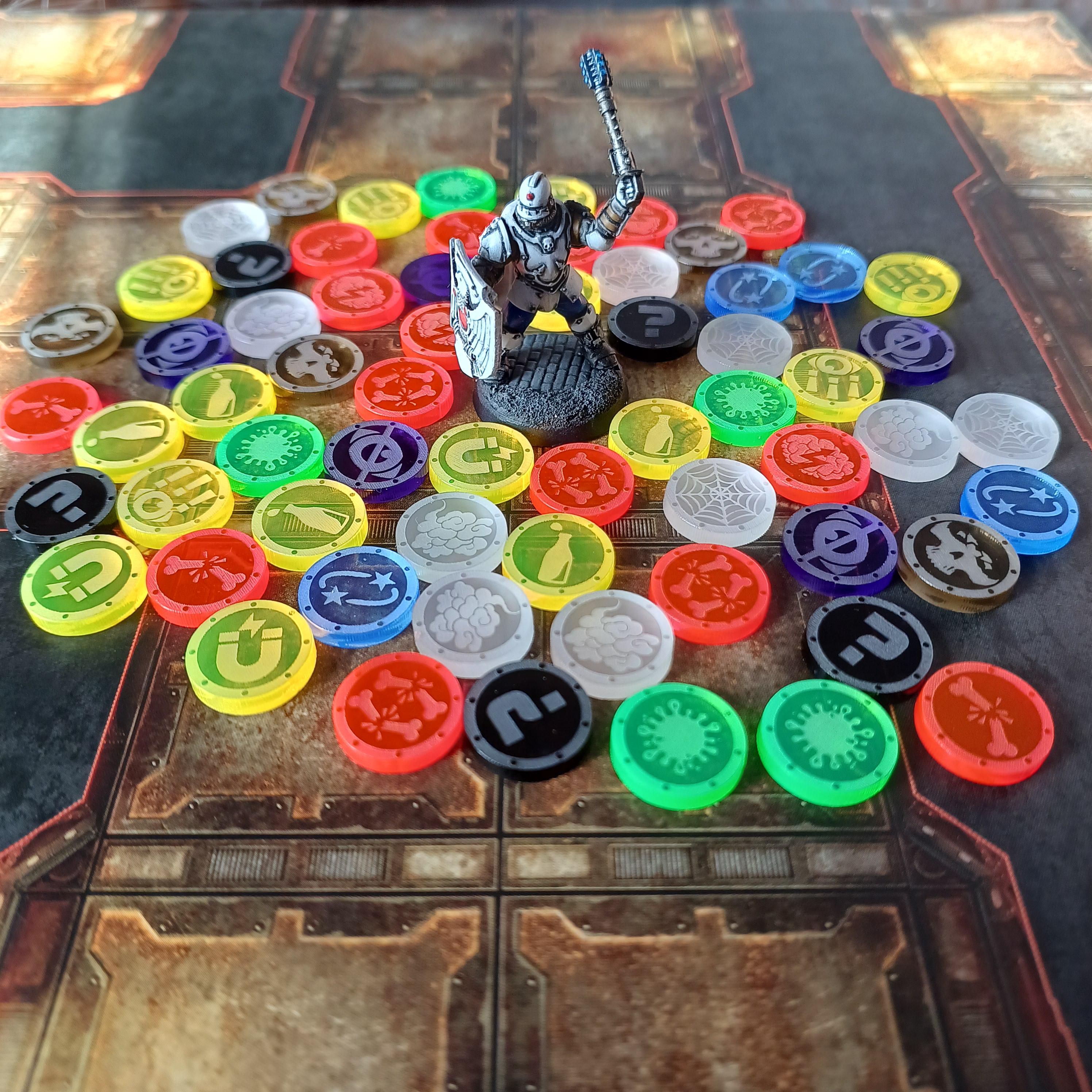 Hive War Tokens (5 of a kind)