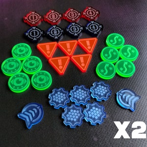 X-Wing compatible laser cut Swarm token set (60 Tokens)