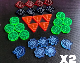 X-Wing compatible laser cut Swarm token set (60 Tokens)