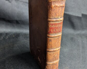 Paradise Lost 1753 by John Milton Original A Poem in 12 Books Rare Antique