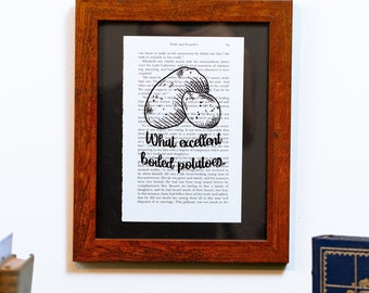 Bokomslag med Stolthet och fördom – Jane Austen-present, vintagetryck