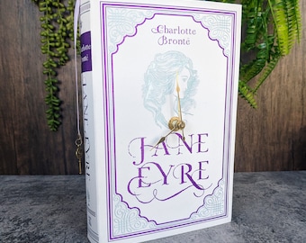 Book Clock: Jane Eyre by Charlotte Brönte