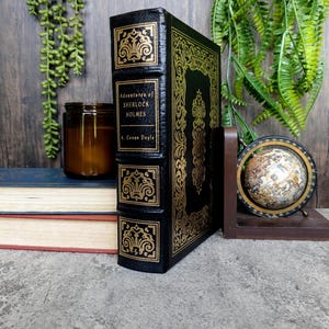 The Adventures of Sherlock Holmes Sir Arthur Conan Doyle Easton Press 1995 - Illustrated Finely Leather Bound Vintage Classic