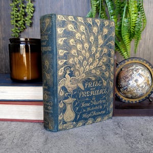 Pride and Prejudice Peacock Edition - Jane Austen 1895 First Edition Second State Illustrated Hugh Thomson - George Allen and Sons - Vintage