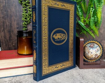 Beowulf 2004 Easton Press – Fein gebundene Klassiker – Illustriert von Lynd Ward – Epische Poesie – Übersetzung von William Ellery