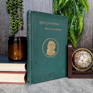 Great Expectations 1861 Charles Dickens - Early American Edition - T.B Peterson and Brothers - 27 Illustrations by John McLenan