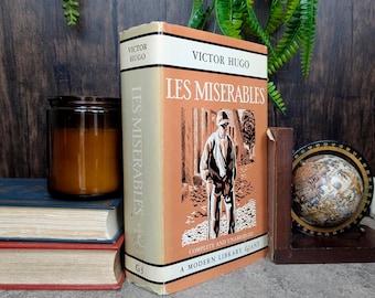 Les Miserables Victor Hugo Moderne Bibliothek ca. 1950er Jahre - Große Moderne Bibliothek Mid Century Vintage