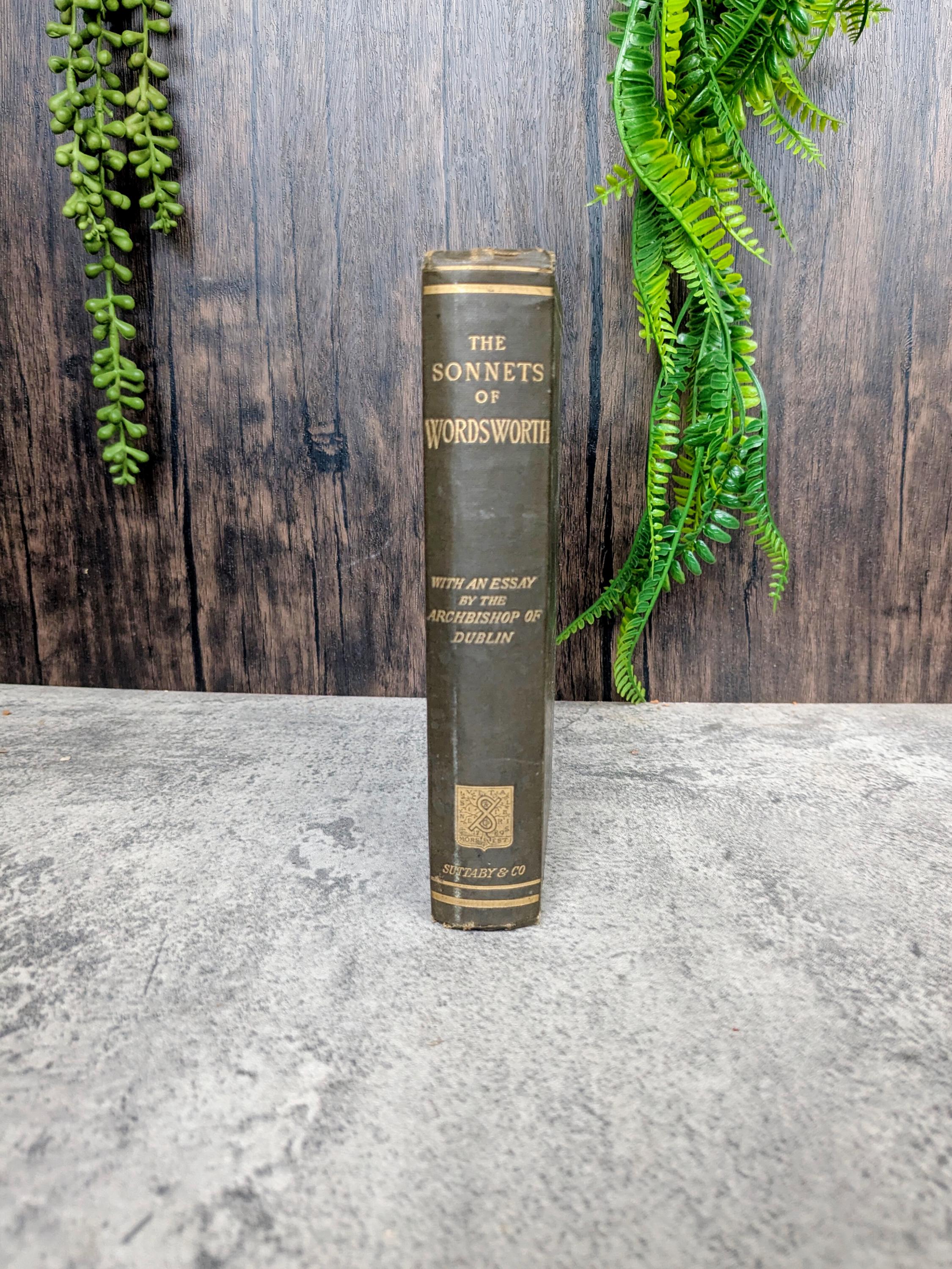 William Wordsworth Sonnets: 1884 Suttaby & Co. Edition - Etsy