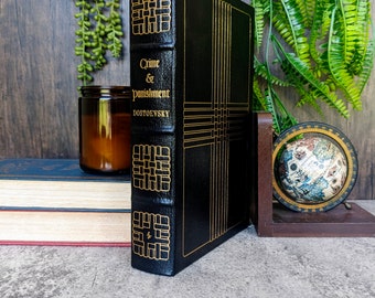Crime and Punishment Fyodor Dostoevsky 1980 Easton Press - Translated by Constance Garnett - Illustrated by Fritz Eichenberg