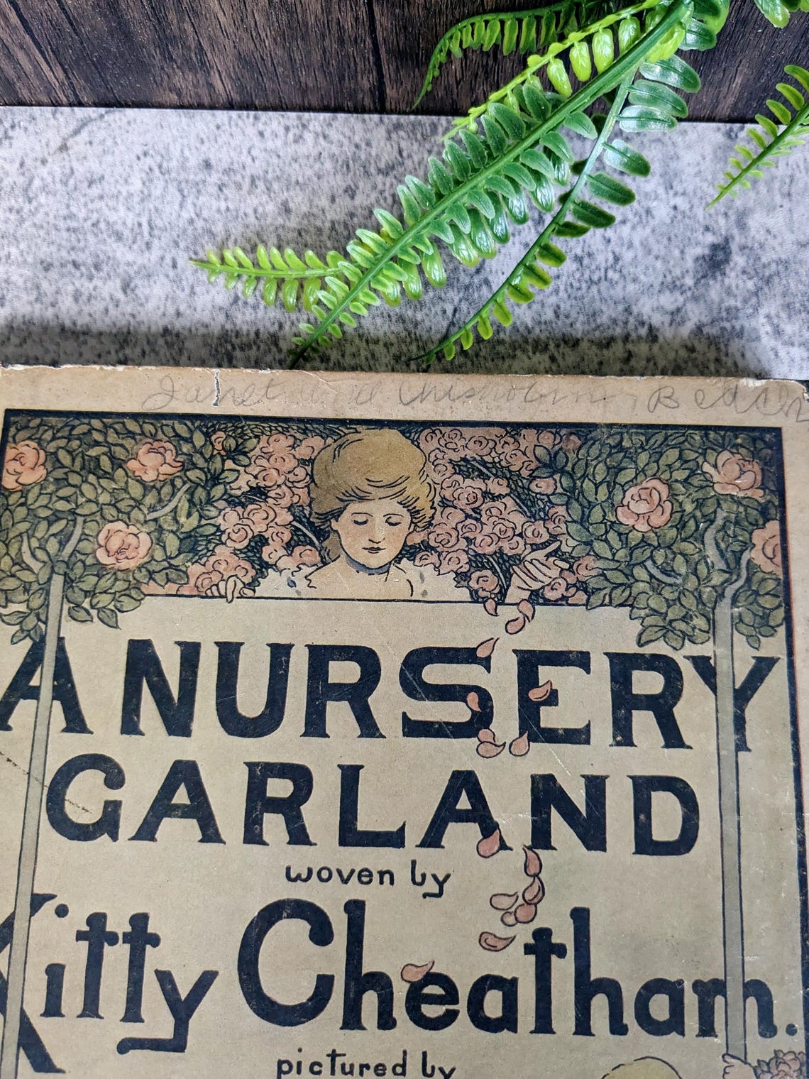 Antique 1917 Nursery Rhyme Book – Kitty Cheatham, Graham Robertson, foto 2 de 5