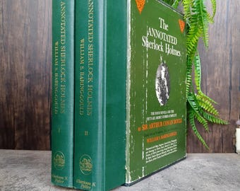 Sherlock Holmes annotato 1967 - Volume I e Volume II - Clarkson N. Potter, Inc. - Cofanetto