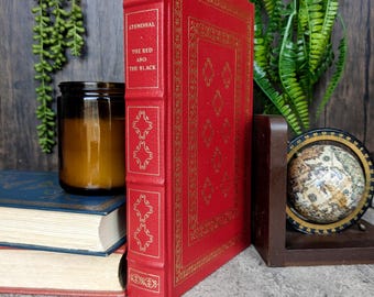 The Red and the Black: Stendhal, 1981 Franklin Library Leatherette Bound Book