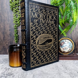Moby Dick Herman Melville Easton Press 1977 - Vintage Illustrated Classics