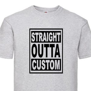 T-shirt Straight Outta CUSTOM. Personnalisez votre propre T-Shirt. Entrez votre T-shirt Ville ou Ville. T-shirt NWA Straight Outta.