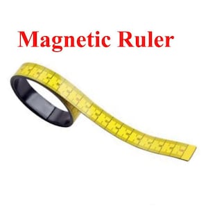 Flexible Magnetic Ruler 1m Length Magnet Tape Measure