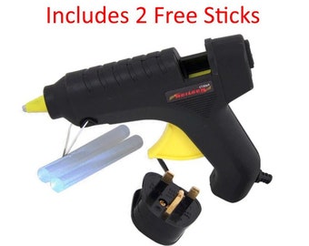 40W Hot Glue Gun Includes **2 Free Glue Sticks** Glue Gun For 11mm Glue Sticks Bonding Wood Metal Plastic Ceramics and More