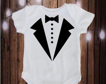 Tuxedo Baby Bodysuit.