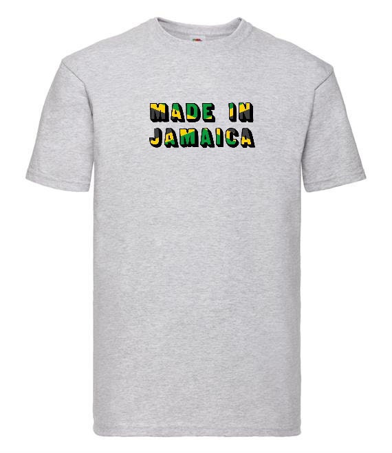T-Shirt Uomo Bandiera Giamaica – Maglietta Patriottica Heritage – Cotone
