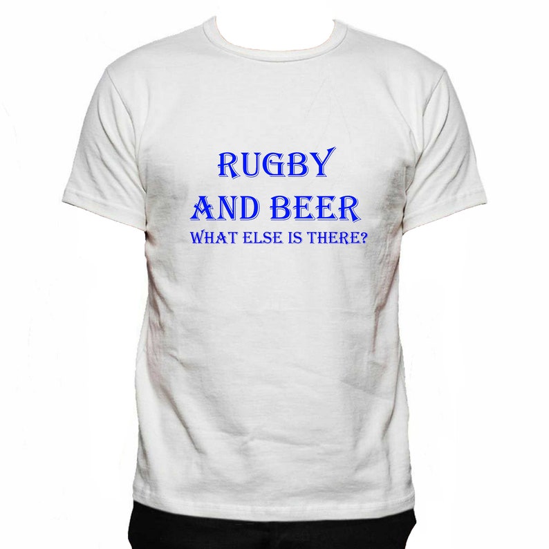 Rugby & Beer What Else is There Unisex Rugby Beer Fan Lovers Fanatics