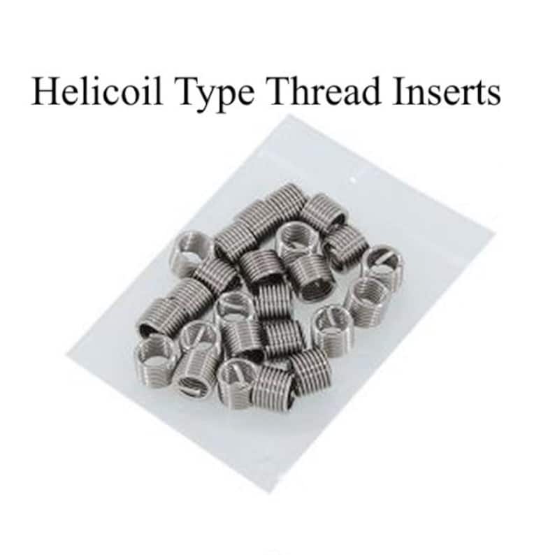 Helicoil Type Thread Inserts for Wood Metal Plastic 4 Different Sizes