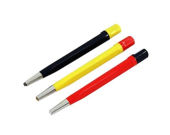Heavy-duty Steel Scratch Brush 5 in Length in Holder with Wooden Handle Rust Removal Metal Cleaning