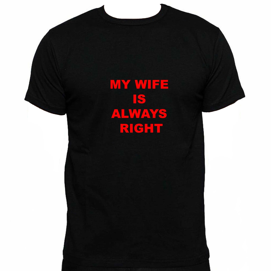 My Wife is Always Right Husband Father Man's Gift Present - Etsy