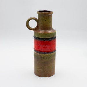 West German Fat Lava vintage ceramic vase from Scheurich 401-28  WGP 1960s