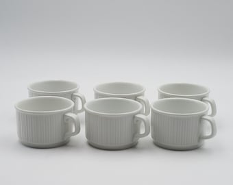 Set van 6 Tapio Wirkkala Rosenthal Studio Linie Variation koffie-/theekopjes, vintage jaren 60